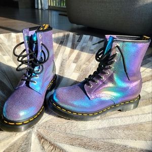 Dr Martens 1460 Rainbow Boots Size 6